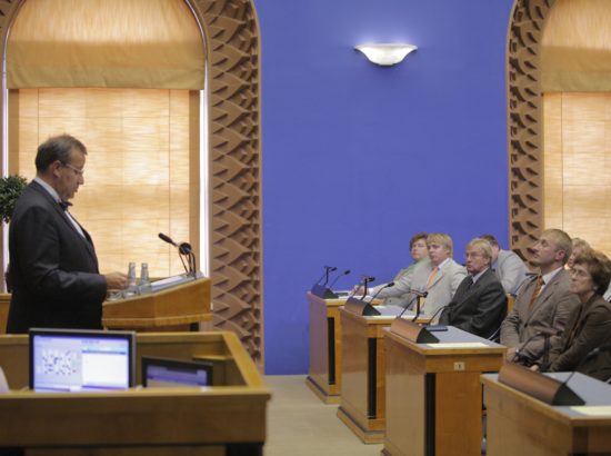 Riigikogu sügisistungjärgu avaistung, 2007